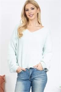 V-Neck Knitted Sweater