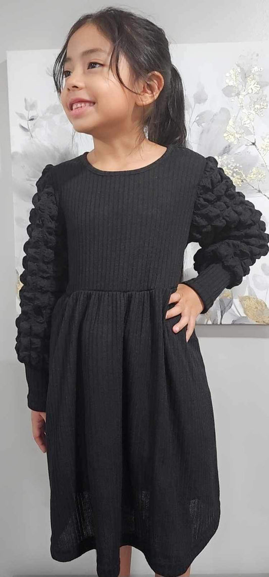 Girl Puff Sleeve Dress