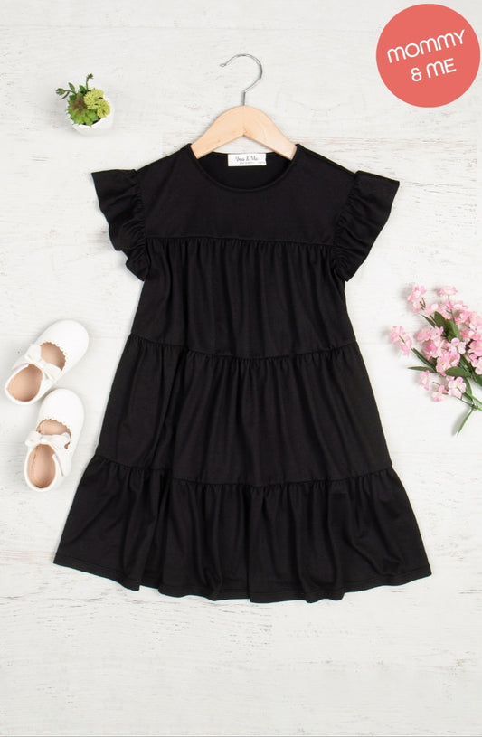 Kids Ruffle Tiered Dress